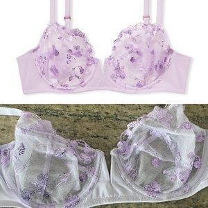 BRAND NEW Victoria’s Secret Shimmer Lace Unlined Bra 32D